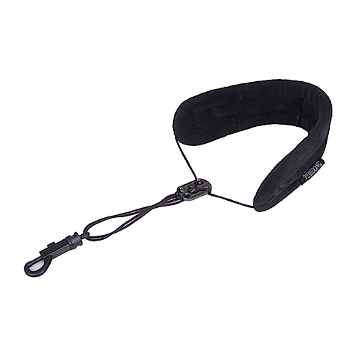 BESPORTBLE Saxophone Belt Wide Shoulder Strap for Alto Tenor Sax Durable Breathable Design for Musicians and Performances Comfortable Fit for All Saxophones