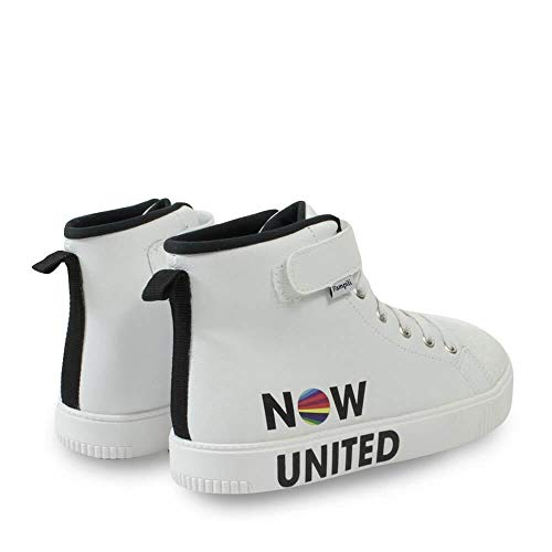 TENIS INFANTIL CANO MEDIO NOW UNITED PAMPILI BRANCO (36)