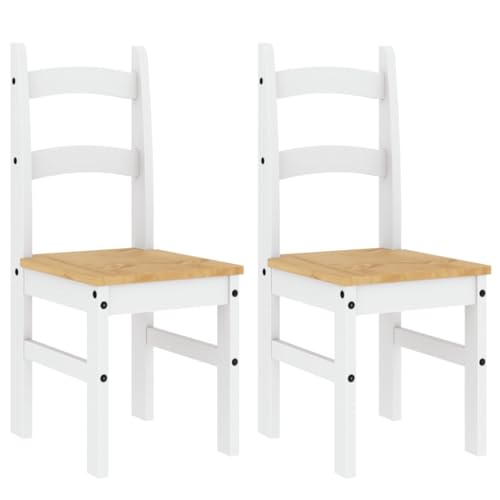vidaXL Lot de 2 Chaises à Manger, Sièges à Dîner, Chaises de Repas, Meubles de Salle de Séjour...