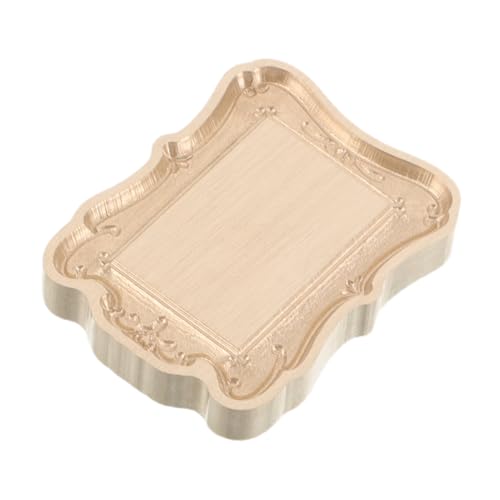 AKOOSY レトロ ファイヤー ラッカー シール 写真 フレーム ワックス シール スタンプ 文字 スタンプ エンボス ヘッド ワック