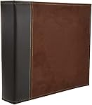 Pioneer Photo Albums 12 x 12-Inch 3-Ring Faux Suede Cover Scrapbook Binder, Brown