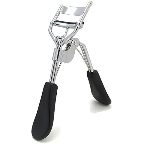 Beauty Plus - Eyelash Curler, Applicator, Available in 17 Models,Stainless Steel with Silicone Pad, for Perfect Curling and Applications, Professional Eyelash Curlers (White/Pink) Cover