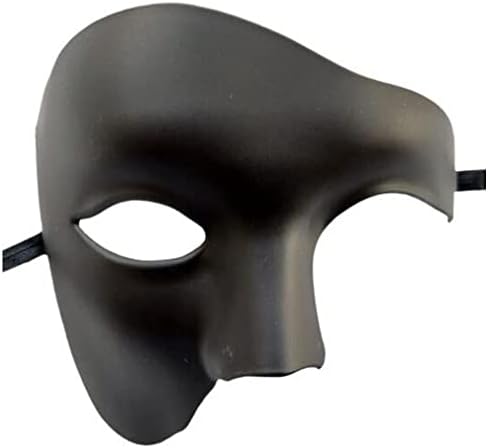 Chickwin Masquerade Masks for Men, Silver Venetian Mask Vintage Phantom of The Opera Mask, Adult Half Face Party Mask for Halloween Christmas Mardi Gras Costume Wedding Cosplay Party