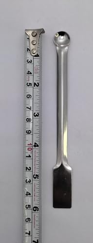 Image of Laboratory Spatula 6 inches Stainless Steel One side is spatula type One side is flat Laboratory and scientific equipment (Pack of 6)