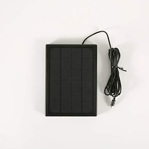 SANNCE Solar Panel Power Supply for Wireless Outdoor Rechargeable Battery Powered IP Security Camera,Support SANNCE Battery WiFi Camera (Camera Not Included)