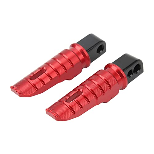 Repose-pieds moto GSX250R 2018-2022 alu rouge passager arrière AMONIDA