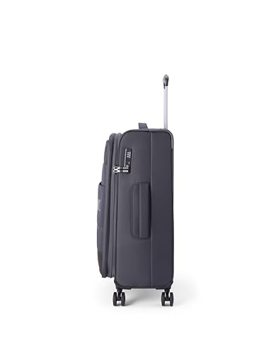 Image of American Tourister Phillyplus Large with TSA Lock & 8 Wheels Soft Polyester Check-in Suitcase for Holiday /Trolley Bag for Travel /Travel Bag with Double Spinner Wheels for Unisex
