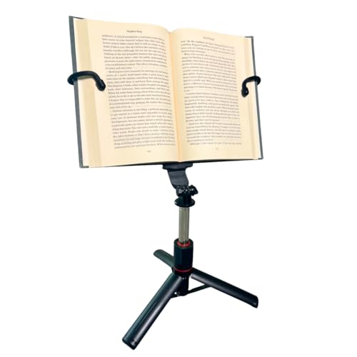 Height Adjustable Book Display for Comfort & Ease | Reading Accessory | Book Lover Gift | Portable Book Stand | Easily Turn Pages | Cookbooks, Magazines & Tablets | BookBuddy ™