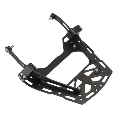 Porte-Bagages de Moto pour Ducati DesertX Aluminium Noir Support Arrière Inox
