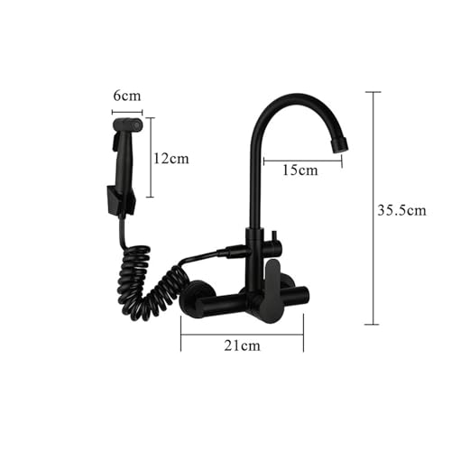 Grifo monomando de pared para una cocina moderna y funcional 3