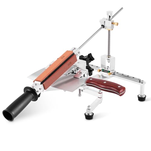 Professional Knife Sharpening System with Adjustable Whetstones