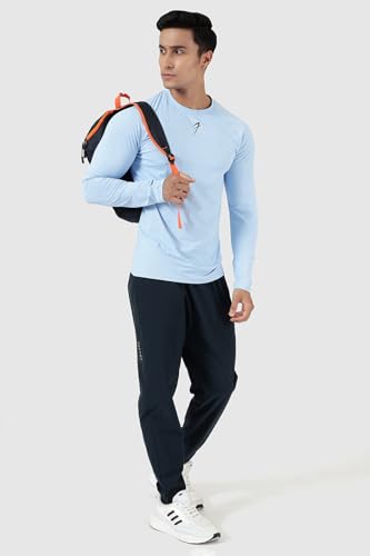 Image of FUAARK Men's Full Sleeves Gym Slim Fit T-Shirt