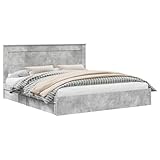 【Dimensions pratiques & construction】 Ce lit offre suffisamment d'espace pour le confort et le rangement, même avec son design épuré. Le bois d'ingénierie assure un support solide pour les matelas, et les tiroirs intégrés gardent votre chambre propre. Cette combinaison unique favorise non seulement le confort mais aussi l'accès tout en gardant un style harmonieux.