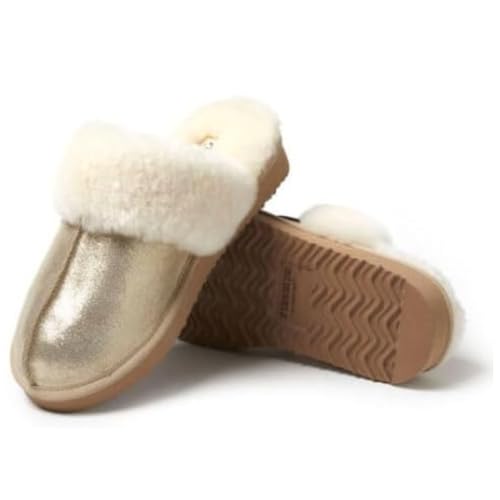 Image of Fireside by Dearfoams womens Sydney Genuine Shearling Scuff