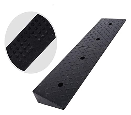 Rampas de caucho para vehículos 7 cm negro miniatura 1