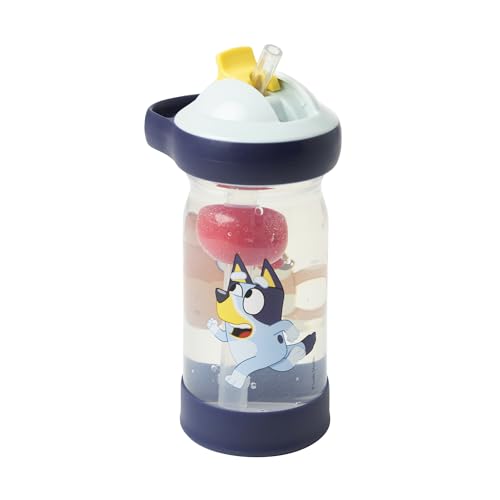 The First Years Bluey Sip & See Toddler Water Bottle - Includes Floating Charm - Toddler Cups with Straw - 12 Oz - Ages 24 Months and Up - image 5