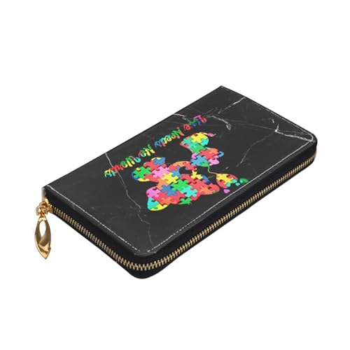 Autism Awareness Day Elephant Autism Wallet Card Bag4