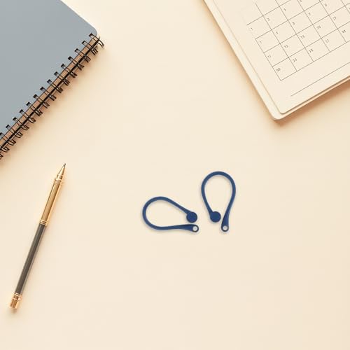 Gancho Oreja Auriculares Inalámbricos Solución Antipérdida Cómodo Azul 6