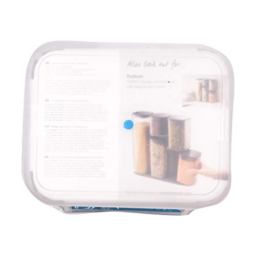 Joseph Joseph KC-96246 Nest Lock Plastic Food Storage Container Set with Lockable Airtight Leakproof Lids, 8-Piece, Multi-Color, 18/8 Stainless Steel, Rainbow