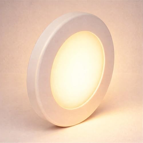 Image of OLIPS 3W LED Cabinet & Cupboard Striker Light | Magnetic Cover Surface Mount Light | Elegant Slim Metal Body | Bright Energy Efficient LED for Kitchen & Wardrobe (1, Warm White)