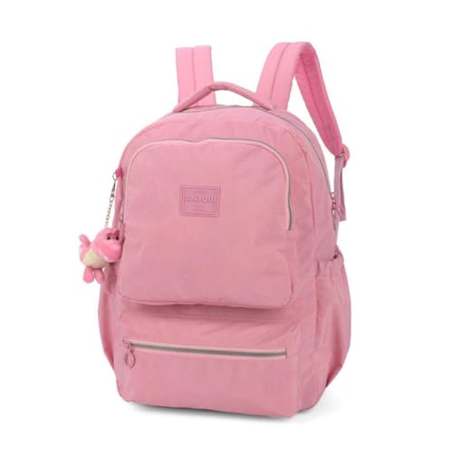 Mochila Escolar Up4You Crinkle Rosa MJ48985UP-RS