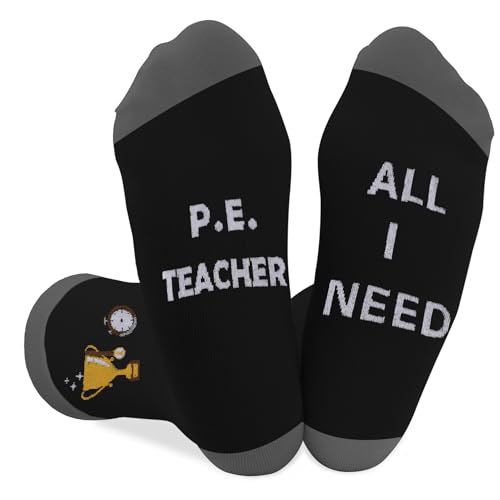 Coopyin PE Teacher Appreciation Gifts for Women Men Gym Teacher Christmas End Of Year Retirement Back To School Graduation Farewell Stocking Stuffers Birthday Thank You Gift Thoughtful Cozy Socks