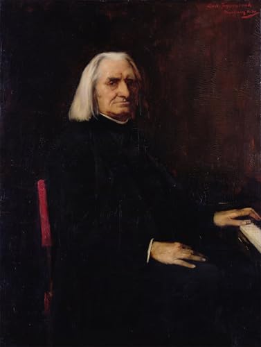 Peinture poster impression de Liszt pour la décoration du salon