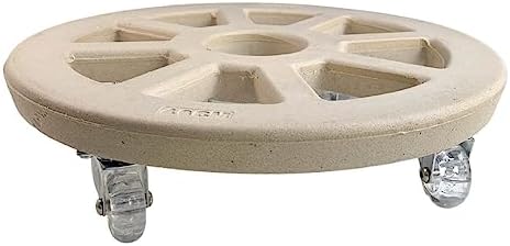 Suporte com Roda 40Cm Alpe Amêndoa