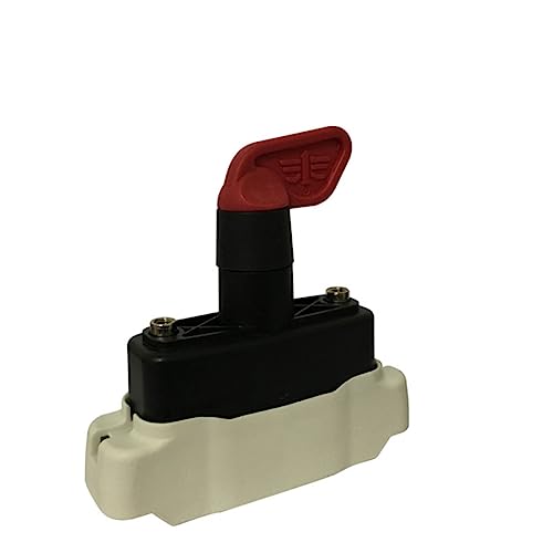 Cabilock 1Pc Battery Isolator Switch Flame Resistant Electric Disconnect Button for Car Boat Van Truck Rv Motorcycle Heat Resistant Easy to Install Prevents Electric Leakage