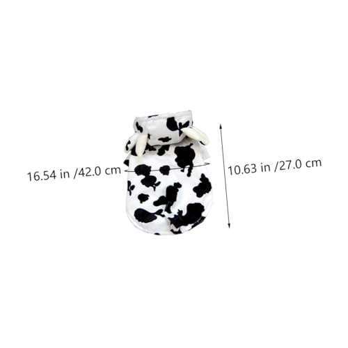 Disfraz de Vaca para Perro Talla M GLEAVI miniatura 2