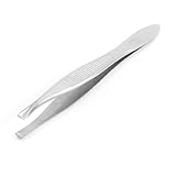 uxcell Stainless Steel Straight Flat Hair Remover Tips Eyebrow Tweezers 3