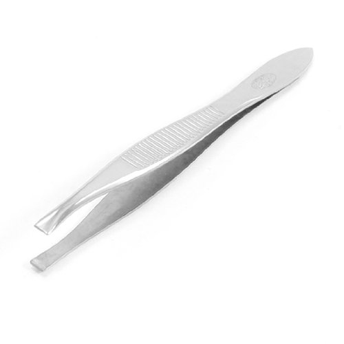 uxcell Stainless Steel Straight Flat Hair Remover Tips Eyebrow Tweezers 3 inches Length
