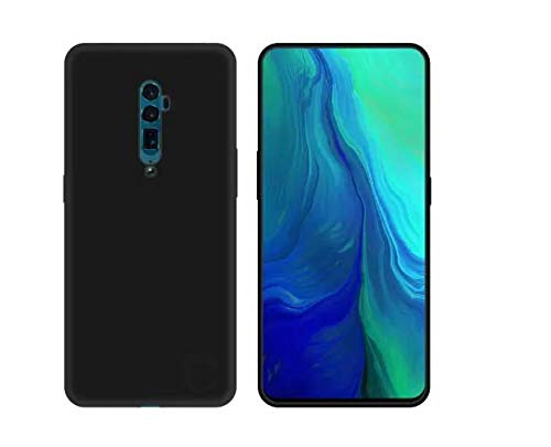 Case Creation Back case for Oppo Reno 10x Zoom,Dotted Matte Finish Ultra Thin Silicone Soft Jelly Black Silicone Case Back Cover for Oppo Reno 10X Zoom (Black Matte Finish)