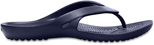Image of Crocs Womens Casual Wear Flip Flops (Navy 4)