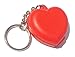 Tupperware Heart Shaped "Locket" Keychain, Red