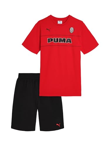Image of PUMA Kids Graphic T-Shirt & Fleece Short Set (Toddler)