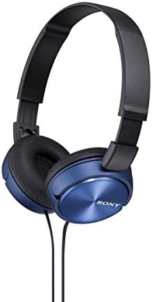 Sony MDR-ZX310L składane słuchawki nauszne, metaliczny niebieski