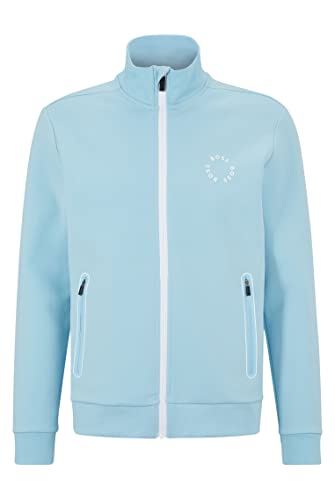Sweat zippé BOSS Skaz 2 homme veste coton logos circulaires noir