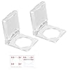 DaierTek 16mm Dustproof Safety Push Button Cap Cover Guard Plastic Protector Child Proof for 16mm Push Button Switch Computer Light Pad -2Pack