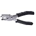 Officemate 1 Hole Punch with Soft Grip Handle, 8 Sheet Capacity, Black (90083)
