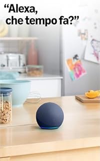 Echo Dot (Ultimo modello) | Altoparlante intelligente Wi-Fi e Bluetooth, suono più potente e dinamico, con Alexa | Antracite