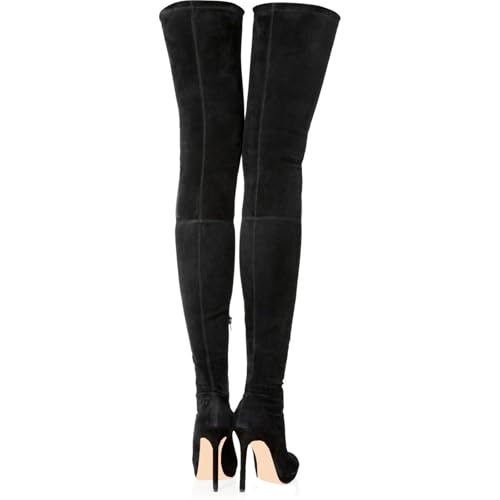 Bottes à talons ultra-hauts stretch : finis les mollets serrés avec ces cuissardes - 7