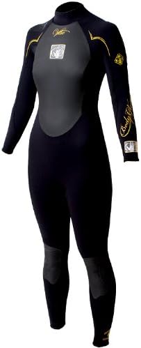 Body Glove Vibe Back Zip Full Women's Wetsuit, Black, 5-6