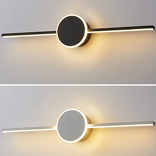 Applique Murale Lanterne AMAZWI Nero 60CM : Plafonnier Minimaliste Chic - 6