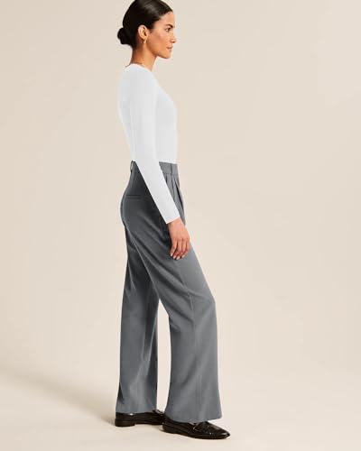 Image of NIMIN High Waisted Work Pants for Women Business Casual Outfits 2026 Office Dress Pants Trousers with Pockets