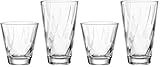 LEONARDO HOME Twist Gläserset, 12er Set, spülmaschinenfeste Saft-Gläser, hochwertige & moderne...