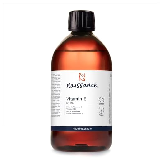 Naissance Vitamina E n. º 807 (Aceite) – 500ml - Natural, vegana, libre de hexano y no OGM
