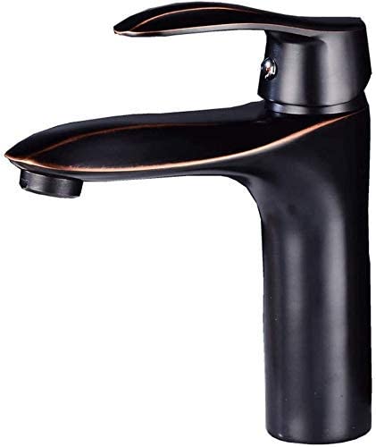 HTTGDGDH Rubinetti da Cucina Rubinetto; Rubinetto; Rubinetto Europeo Creativo con Maniglia Singola E Foro Singolo, Miscelatore Antico Americano per Acqua Calda E Fredda, Rubinetto