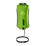 Naturehike 28L Boa da Nuoto Due Sacchi D'aria Boa da Nuoto Borsa da Spiaggia Impermeabile con Cinturino Regolabile per Nuotatori Spiaggia Costiera (Verde)