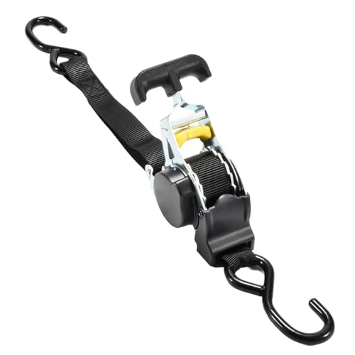 Correas de trinquete retráctiles: suministros de correas automotrices resistentes montadas en la plataforma con placa, carga segura para motocicletas, vehículos todo terreno, remolques, camiones y apl